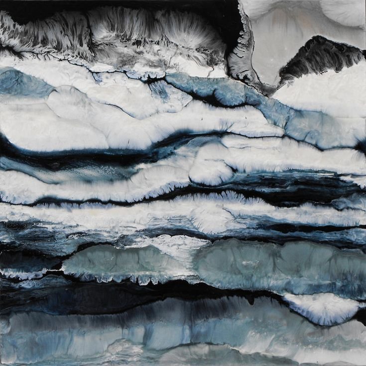 Фактура камня акварелью