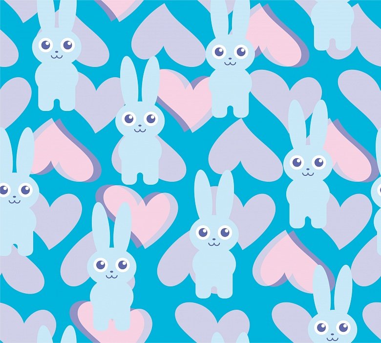 Фон с зайчиками