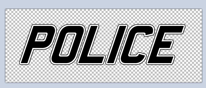 Police наклейка