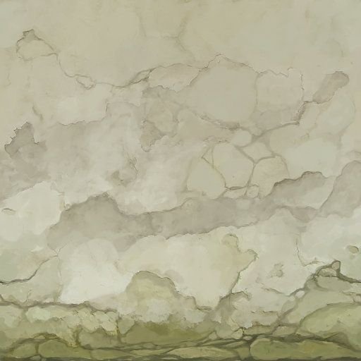 Фактура камня акварелью