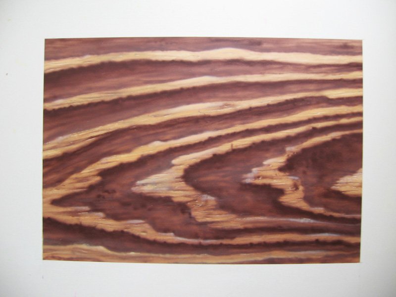 дерева гуашью