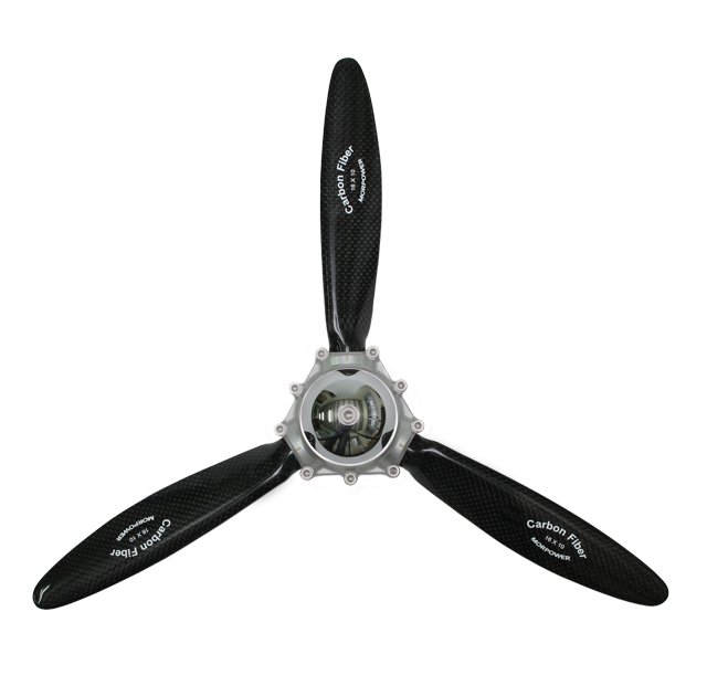 Саблевидные лопасти винта самолета