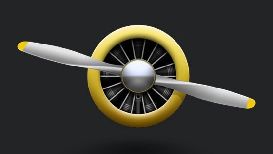 Пропеллер самолета 2 лопасти