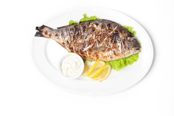 Дорадо на гриле