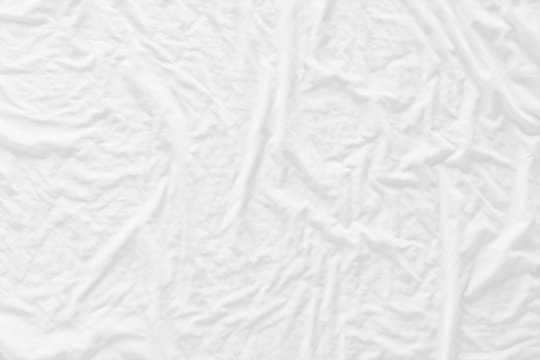 Мятая белая ткань