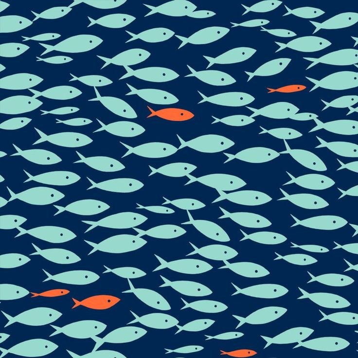 Принт рыбки