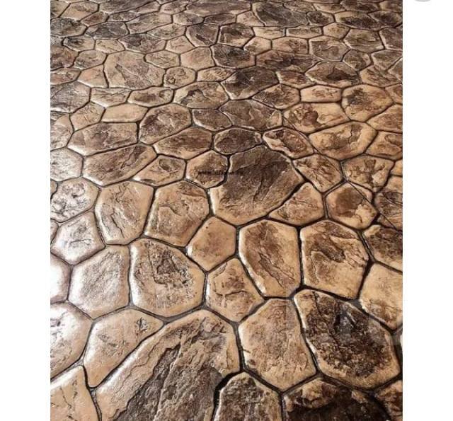 Печатный бетон Эгео камень