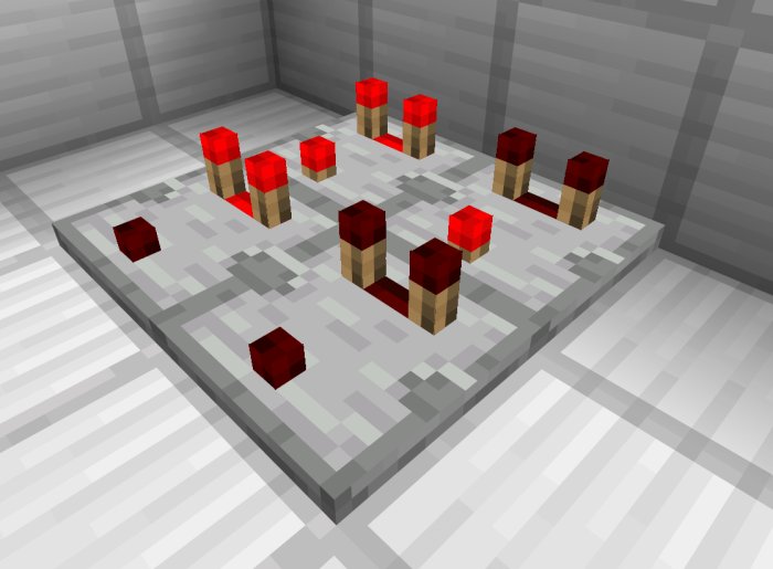Редстоун мастерская в майнкрафт