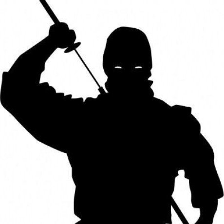 Самурай картинки черно белые