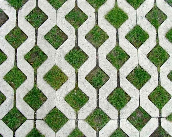 Покрытие газонное ППК экопарковка "решетка" 450х450х40