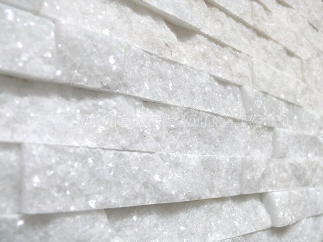 Белый кварцит камень