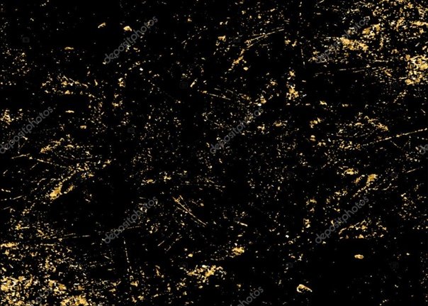 Черный мрамор с позолотой