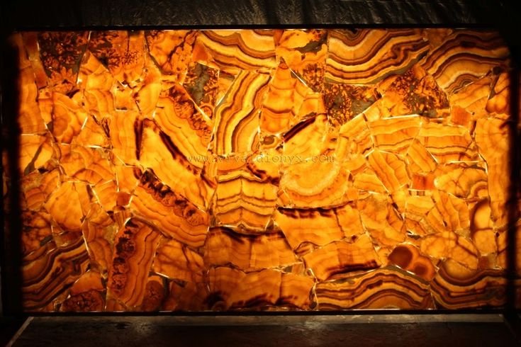 Желтый Оникс слэб