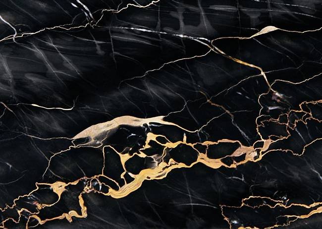 Керамогранит черный с золотом