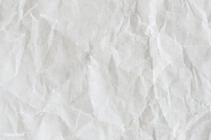 Белая мятая бумага