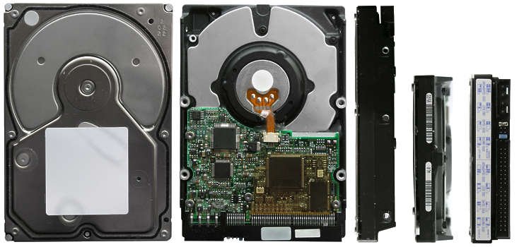 Текстура жесткого диска