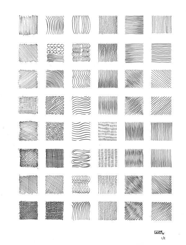 Штриховка снизу