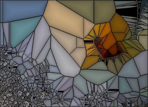 Витраж абстракция