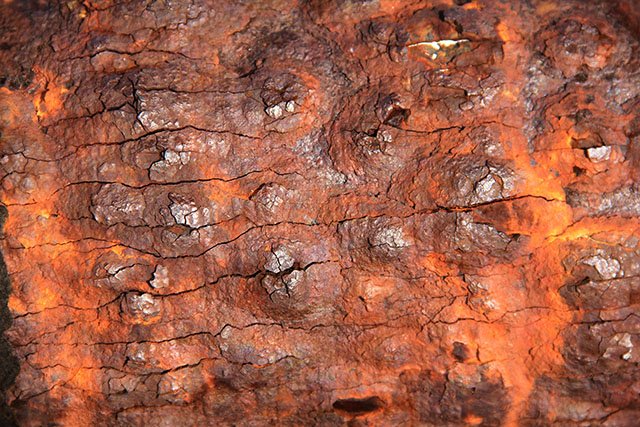 Текстура обгоревшей кожи