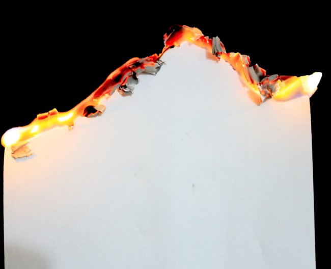 Тлеющая бумага