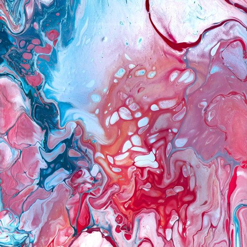 Розовые разводы