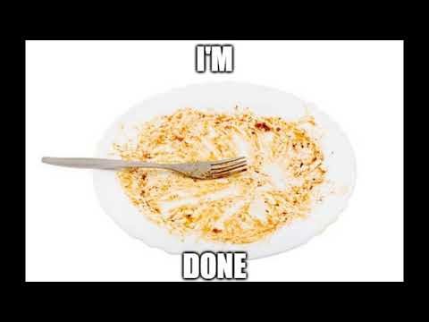 Тарелка с объедками