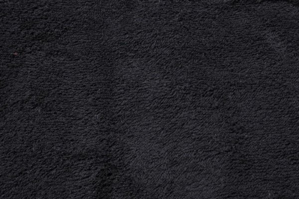 Махровая ткань черная