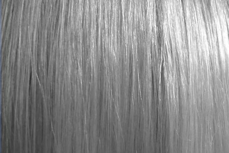 Текстура седых волос