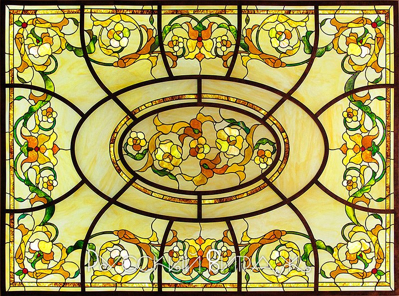 Витражный потолок