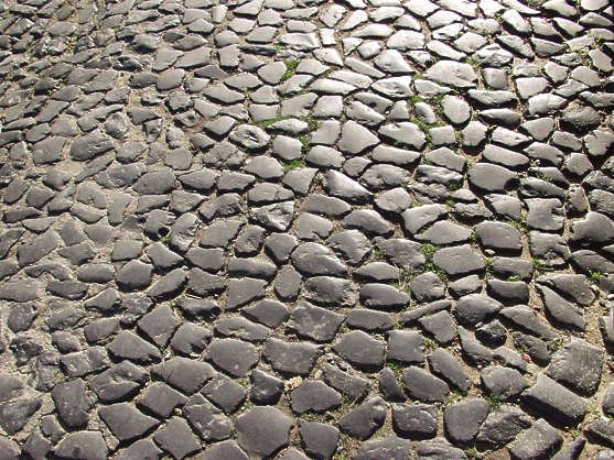 Мощеная дорога мощенная булыжником дорога