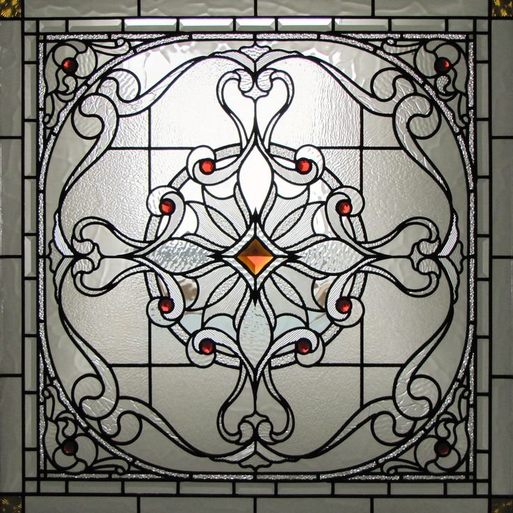 Свинцово-Паечный витраж классический