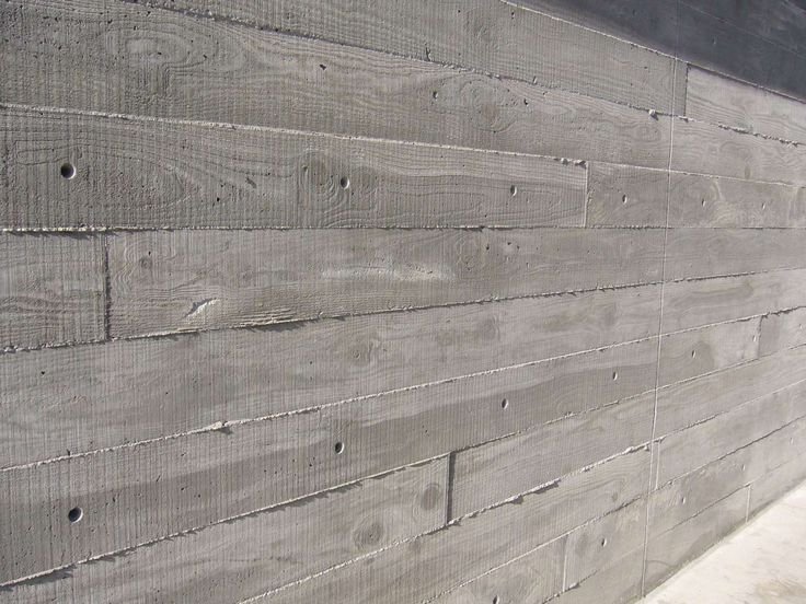 Имитация дерева на бетоне