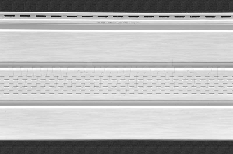 Софит вентилируемый белый