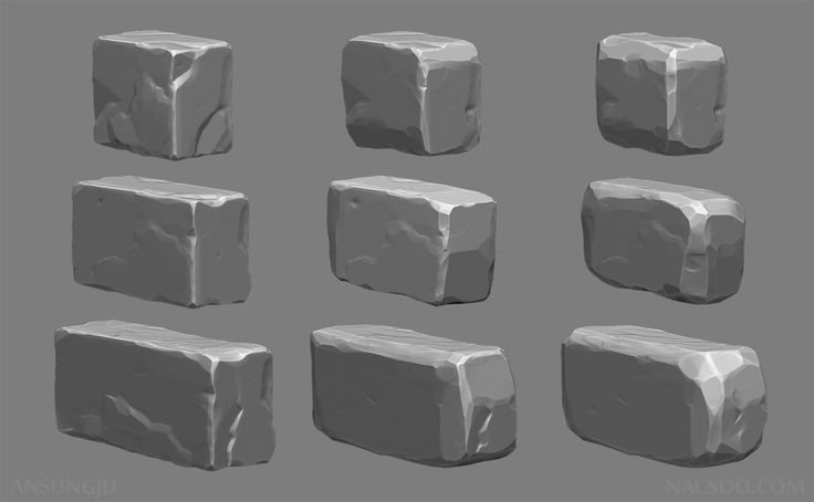 Камни референс 2д