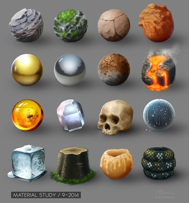 Текстуры в виде шара