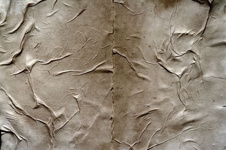 Мятая рваная бумага
