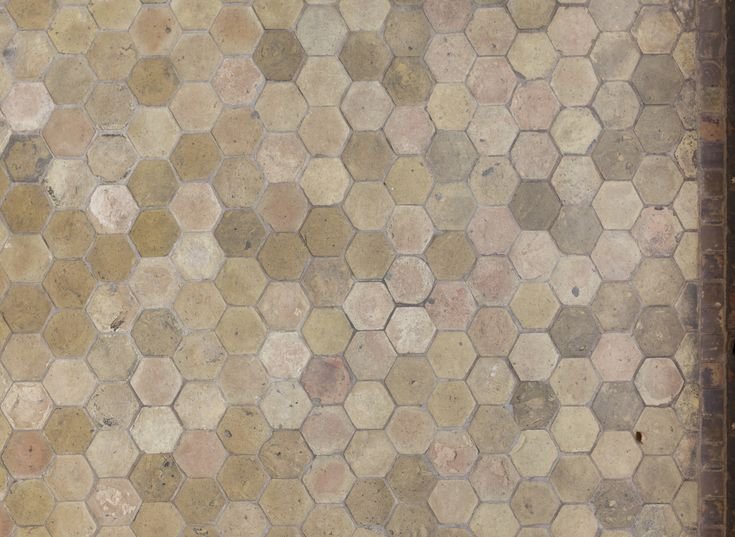 Плитка соты бежевая