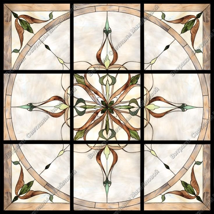 Витражный потолок