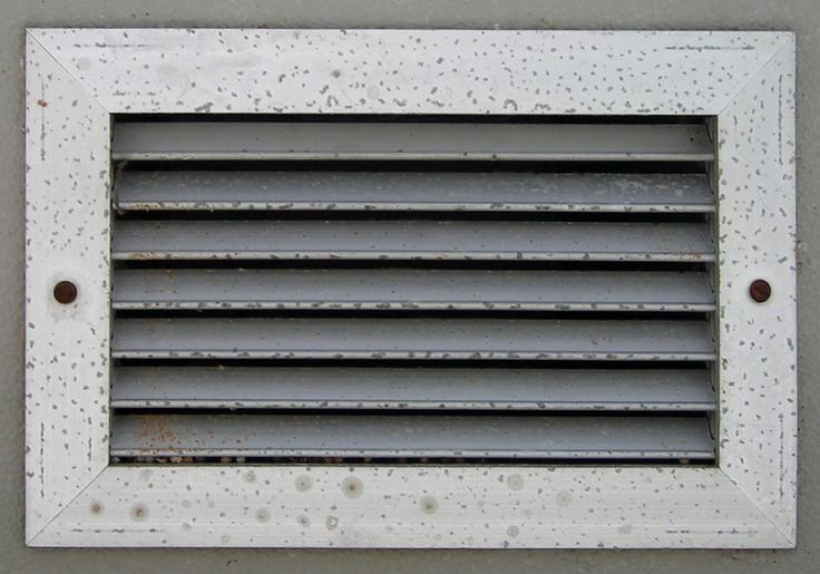 Стальная вентиляционная решетка д125