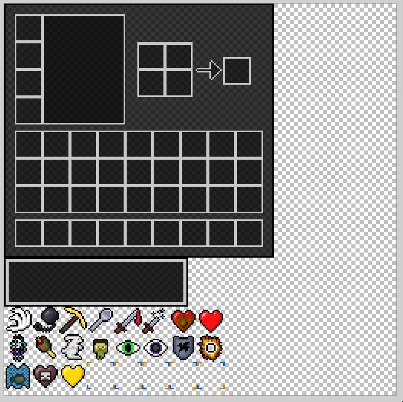 Прозрачный инвентарь