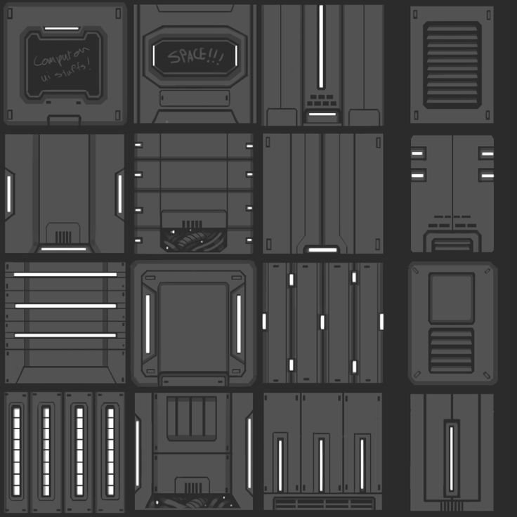 Текстура обшивки космического корабля