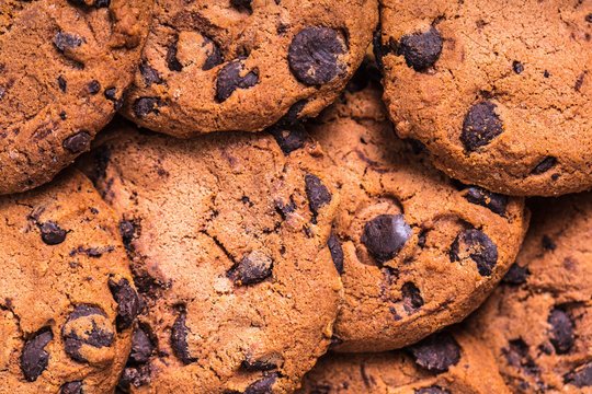 Шоколадное печенье текстура