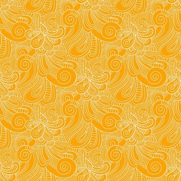 Оранжевый орнамент