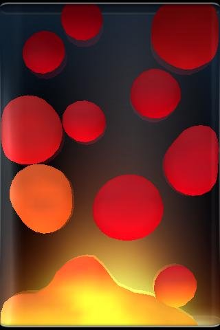 Лава лампа фон