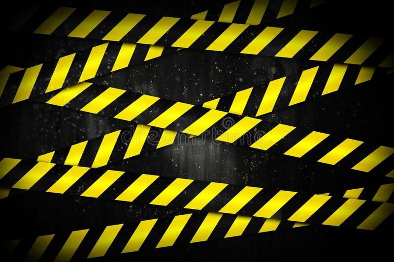 Желто черная лента