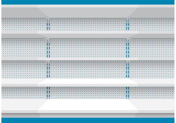 Пустые полки в магазинах