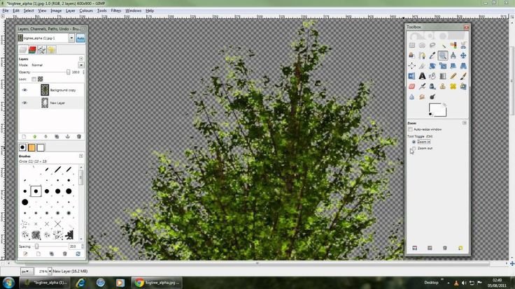 Инструмент Path gimp