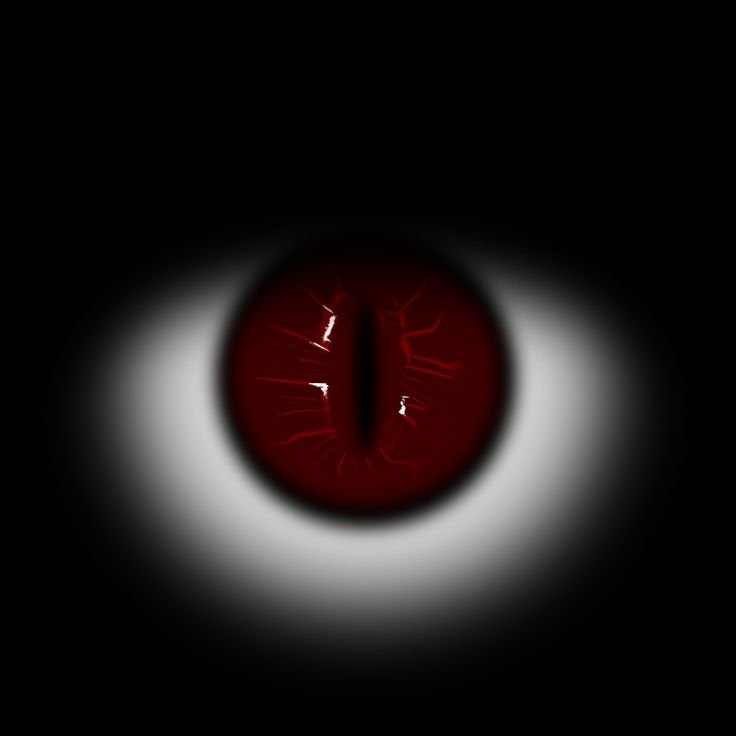 Красные демонические глаза