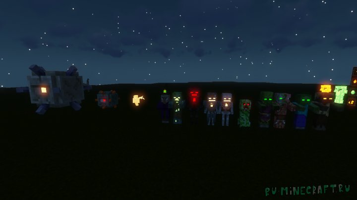 How to add glowing textures to Minecraft Mod