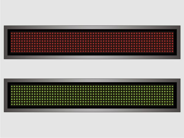 Бегущая строка светодиодная модель: ml-p10w-20*100 Maksiled